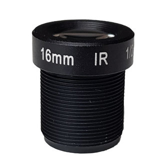 LM12-5MP-16MM-F2.0-2-ND1, LENS M12 5MP 16MM F2.0 1/2&quot; NON DISTORTION
