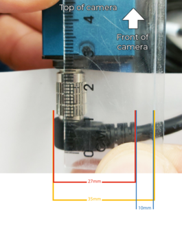 I/O cable 5M hirose 8-pin- 90 degree - MER Cameras, Industrial grade