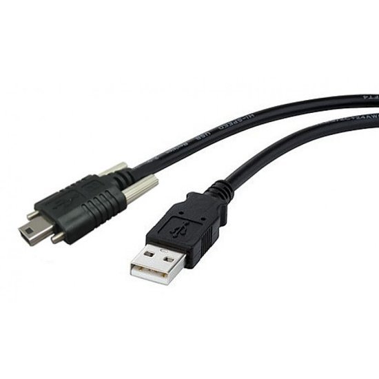 3-meter USB2.0 cable, Screw lock, Industrial grade