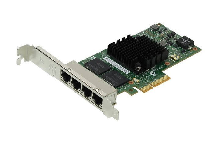 Adapter PCIe4x - 4x GigE - quad bus