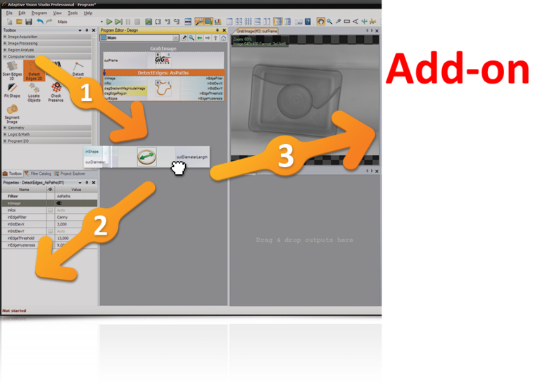 Adaptive Vision Studio 5 Parallel Add on for multiple thread development