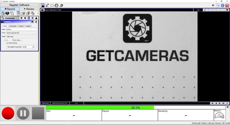Onveilig Denemarken Storing Industrial camera recording software