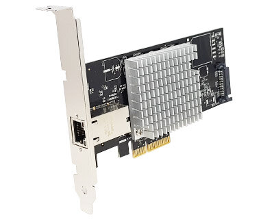 Adapter PCIe4x, 10GigE - 5GigE - 2.5GigE, without POE