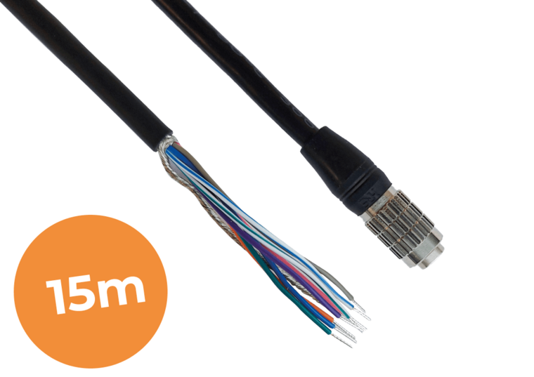 I/O cable 15M hirose 6-pin - open end - ME2S Cameras, Industrial grade