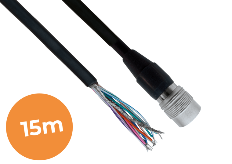 I/O cable 15M hirose 12-pin - open end - MARS Cameras, Industrial grade