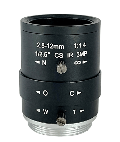 VA8-LCS-3MP-2812MM-F1.4-025, Varifocal Lens CS-mount 3MP 2.8MM-12MM F1.4 1/2.5